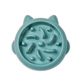 Slow feeder bowl for dogs and cats by Nick's Super Store, with anti-choking and anti-gulping design, featuring colorful plastic sections.