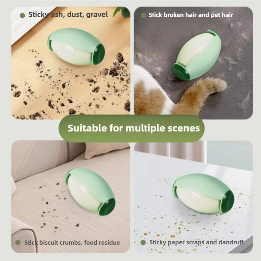 Reusable Nick's Super Store pet hair and lint roller with super sticky, washable, and portable design for quick pet hair removal.