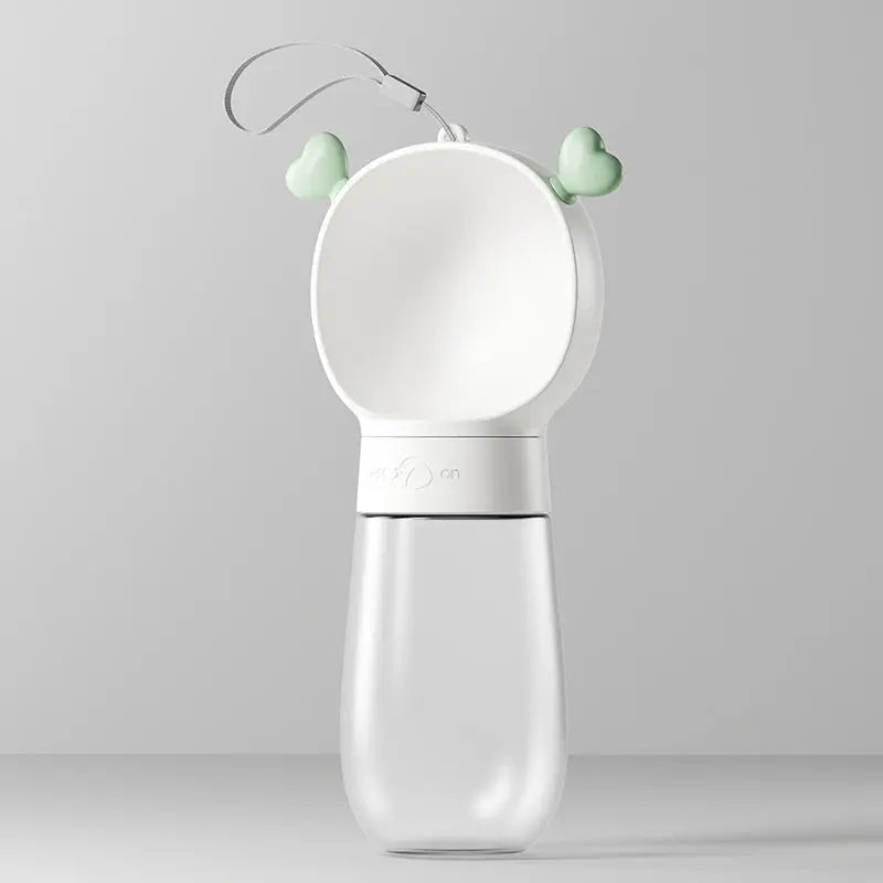 Portable Pet Water Bottle from Nick's Super Store showing a compact, easy-to-use water bottle designed for pets on the go.