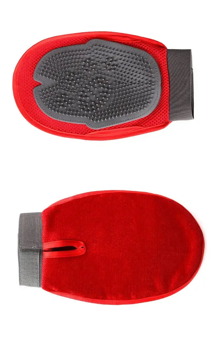 Black dog grooming brush from Nick's Super Store for gentle hair removal and spa-like brushing sessions.